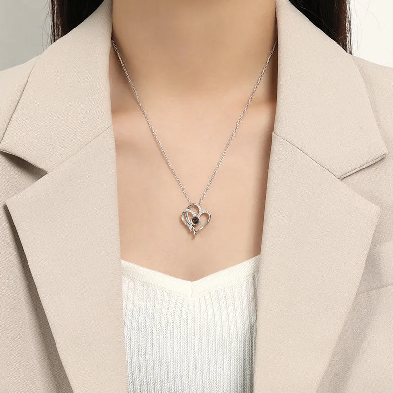 Love Lens™  Double Heart Necklace