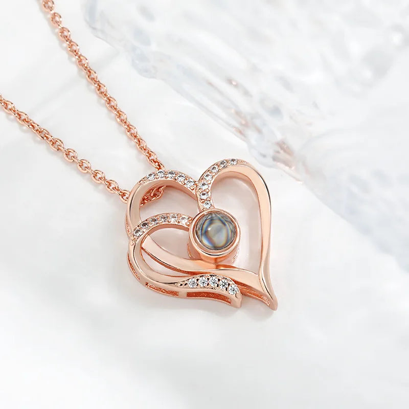 Love Lens™  Double Heart Necklace